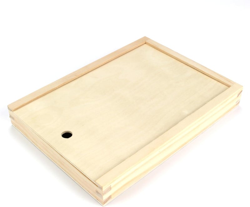 Pepy Natural Wood Pencil Pencil Box with Sliding Lid - Image 1